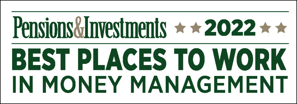 P&I Best Places to Work in Money Management Award 2022