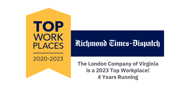 2020-2023 Top Workplaces Richmond Times-Dispatch, The London Company