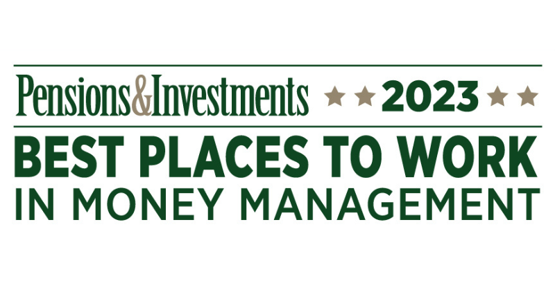 Pensions & Investments Best Places to Work in Money Management 2023
